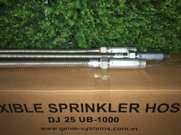 Ống mềm inox nối Sprinkler có vỏ bện Inox chứng chỉ FM và UL áp lực 175psi hãng Daejin