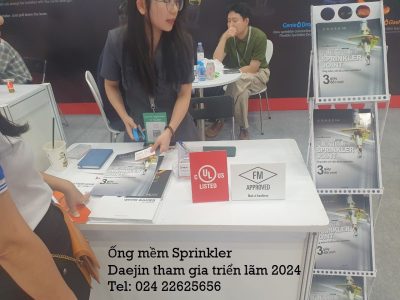 Ống mềm Sprinkler tham gia triển lãm Secutech 2024