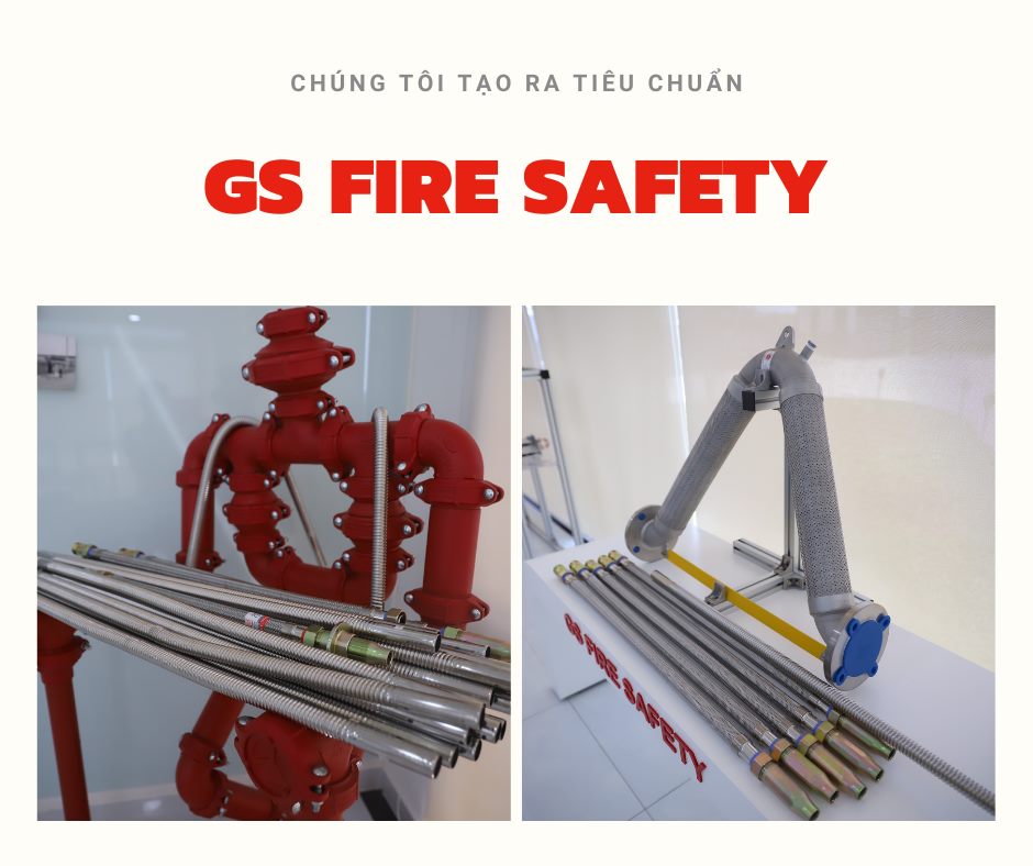 Ống mềm nối đầu phun chữa cháy GS Fire Safety